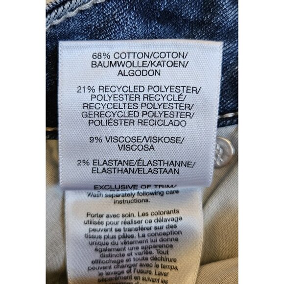 Silver Jeans Co Women's 34 x 31 Light Wash Avery Skinny Jeans High-Rise - Picture 13 of 13